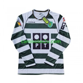 Camisolas de futebol Sporting Clube de Portugal 2001-2003 Retro Equipamento Principal Manga Comprida